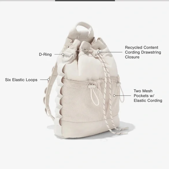 Dagne Dover Onyx Drawstring Backpack - Picture 7 of 9